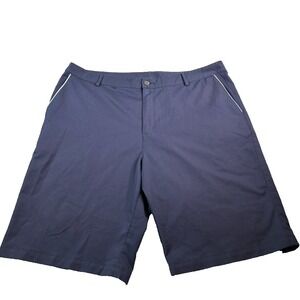 Adidas Climalite Shorts Men's‎ Navy Blue Size 40 Athletic Golf Tennis Zip Fly